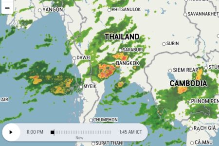 タイで便利なサイト・雨雲レーダーや路線バス、トゥクトゥク情報まで